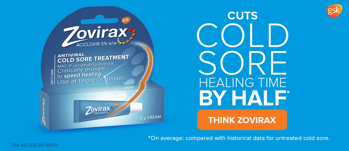 Cold Sore Creams & Treatments Zovirax AU